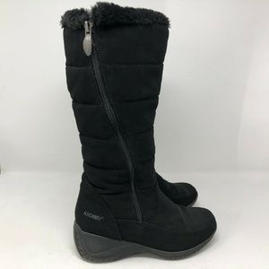 Khombu Abby Women's Black Winter Boots Size 10M